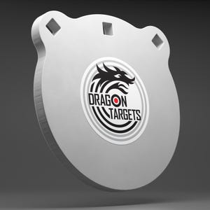 Dragon Targets 8&quot; x 1/2&quot; Gong AR500 Steel Shooting Target 1/2&quot; Thick  | Gift for Hunters | Hunting Gifts for Men | Target Practice