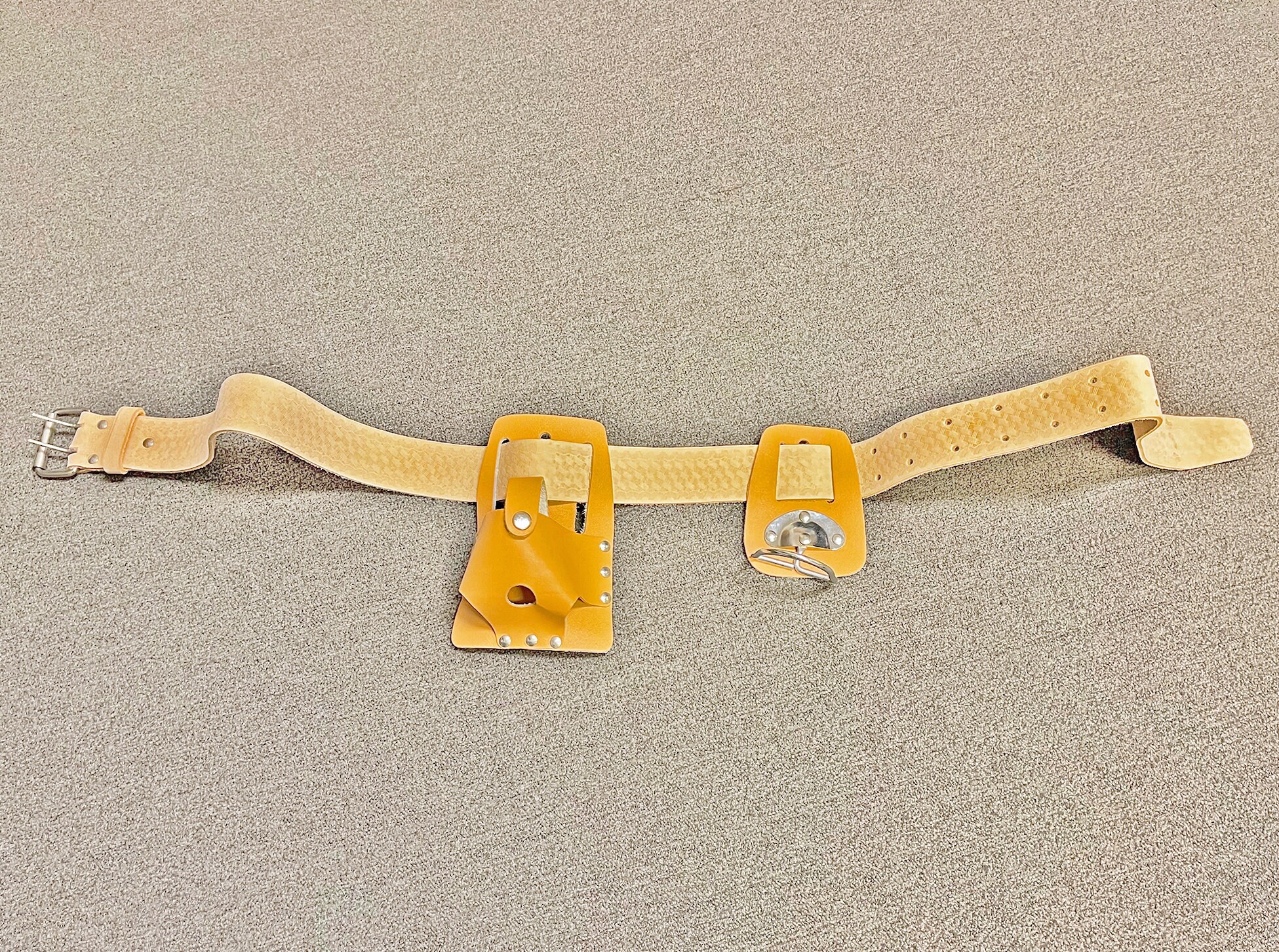 Leather Tool Belt Hammer Holder Tape Measure Pouch Gift for Handyman