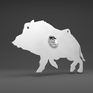 Dragon Targets Hog 3/8&quot; AR500 Steel Shooting Target  | Gift for Hunters | Hunting Gifts for Men | Target Practice