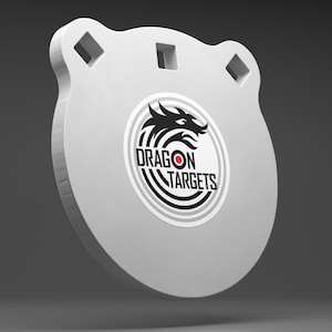 Dragon Targets 6&quot; x 3/8&quot; Gong AR500 Steel Shooting Target | Gift for Hunters | Hunting Gifts for Men | Target Practice