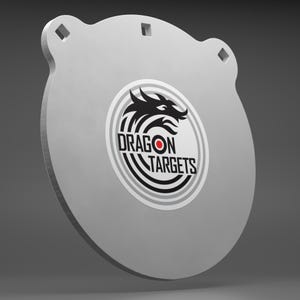 Dragon Targets 12&quot; x 3/8&quot; Gong AR500 Steel Shooting Target | Gift for Hunters | Hunting Gifts for Men | Target Practice