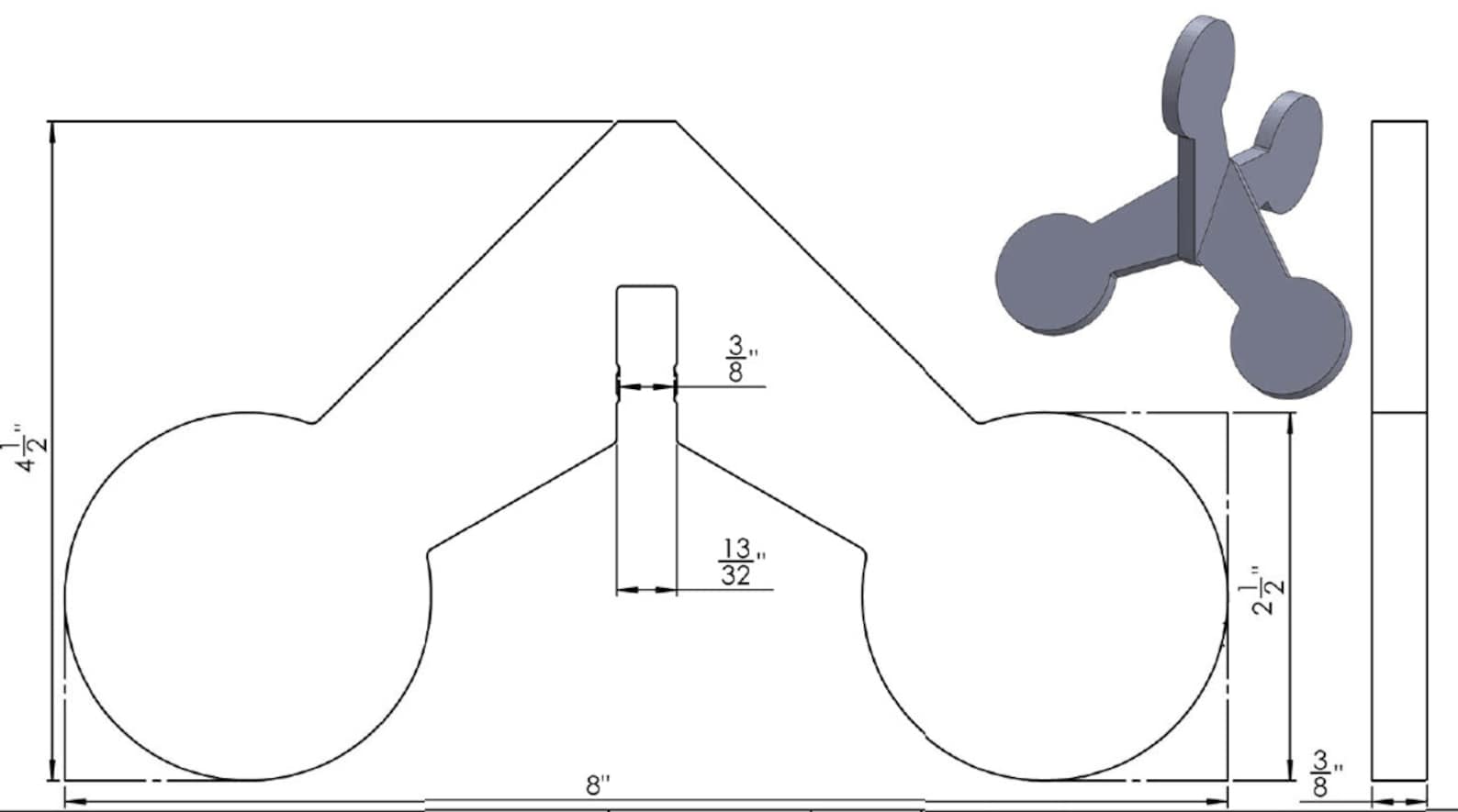 AR500 Steel Jumping Jack Shooting Target by Dragon Targets Hunting Gift