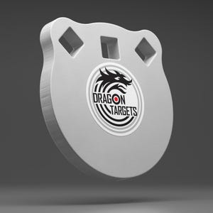 Dragon Targets 4&quot; x 3/8&quot; Gong AR500 Steel Shooting Target | Gift for Hunters | Hunting Gifts for Men | Target Practice