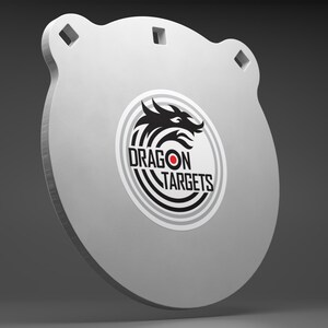 Dragon Targets 10&quot;x 3/8&quot; Gong AR500 Steel Shooting Target | Gift for Hunters | Hunting Gifts for Men | Target Practice