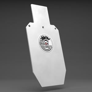 Dragon Targets AR500 Steel Shooting Torso Target 12&quot;X24&quot;X 3/8&quot; | Gift for Hunters | Hunting Gifts for Men | Target Practice