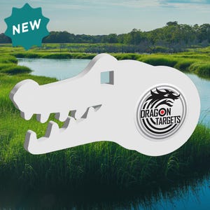 Dragon Targets Gator 3/8&quot; Shooting Target | AR500 Steel Shooting Targets | Gift for Hunters | Hunting Gifts for Men | Target Practice