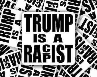 Anti-Trump Vinyl Sticker: Political Activism Decal