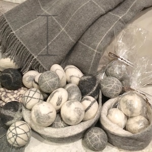 Handmade Felted Dryer Balls X-LARGE