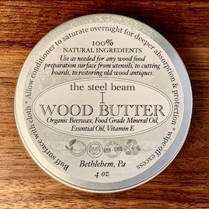 All Natural Food Grade Wood Butter