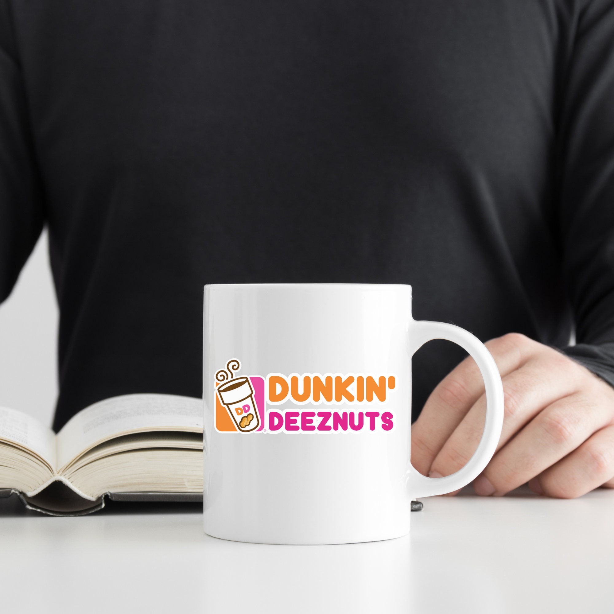 Dunkin' 16oz Tumbler Dunkin' Donuts Coffee Cup Deez Nuts