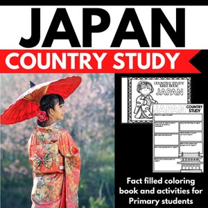 Japan Country Study Research Project - Feiten over Japan en vragen over begrijpend lezen - Paspoortactiviteit - Thuisschool afdrukbaar
