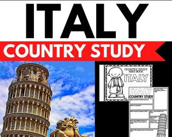 Italy Country Study – Reading Comprehension & Passport Activity (Printable)