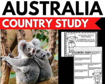 Australia Country Study Research Project - Australia Facts and Reading Comprehension Questions - Passport Activity