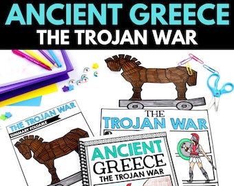 Trojan War History Unit – Ancient Greece Activities, Homeschool Printables