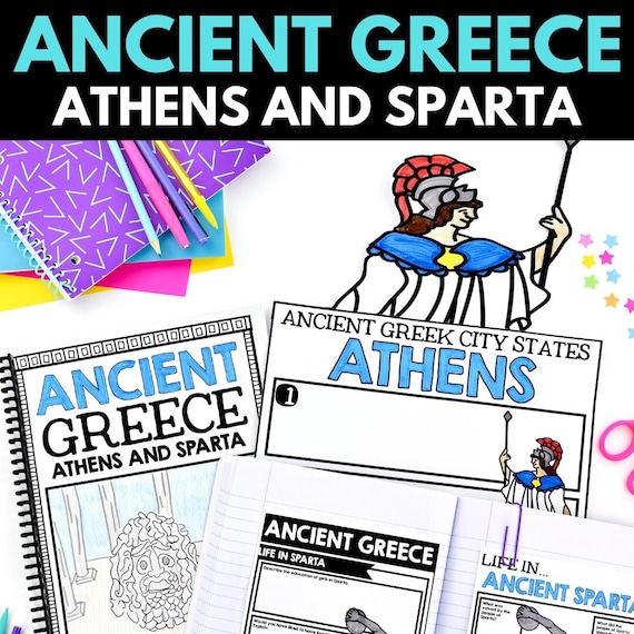 Ancient Greece Unit – Athens and Sparta, Homeschool Printables