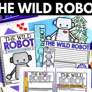 The Wild Robot Novel Study Comprehension Activities - Worksheets - Printables - Homeschool Curriculum - Language Arts - Literature Guide