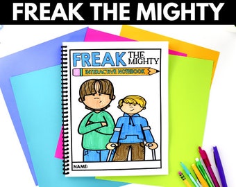 Freak the Mighty Novel Study Comprehension Activities - Worksheets - Printables - Homeschool Curriculum - Language Arts - Literature Guide