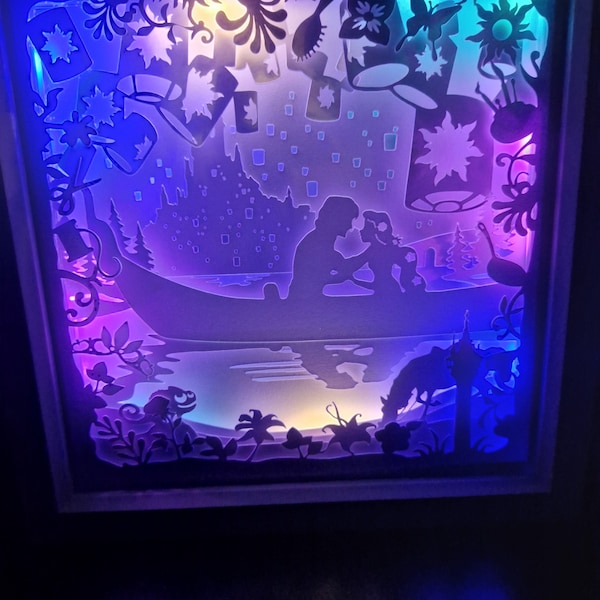 Tangled - Rapunzel Shadow Box