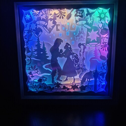 Tangled Shadow Box Etsy UK