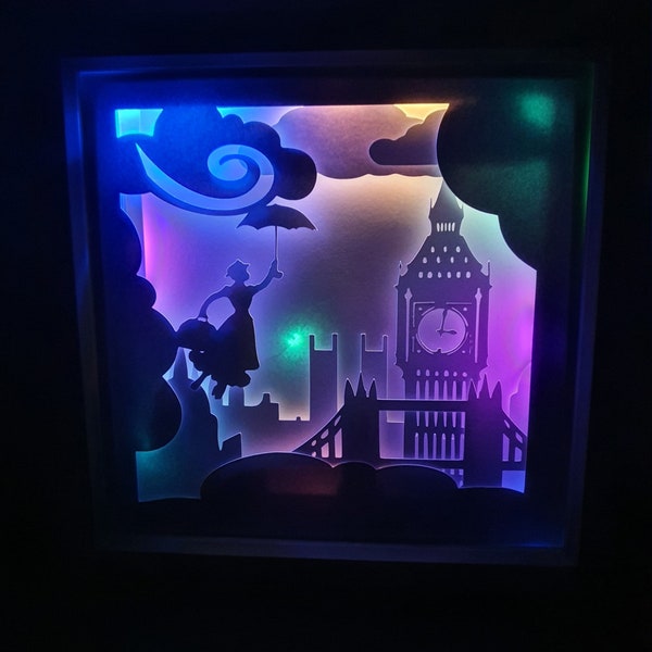 Mary Poppins Shadow Box