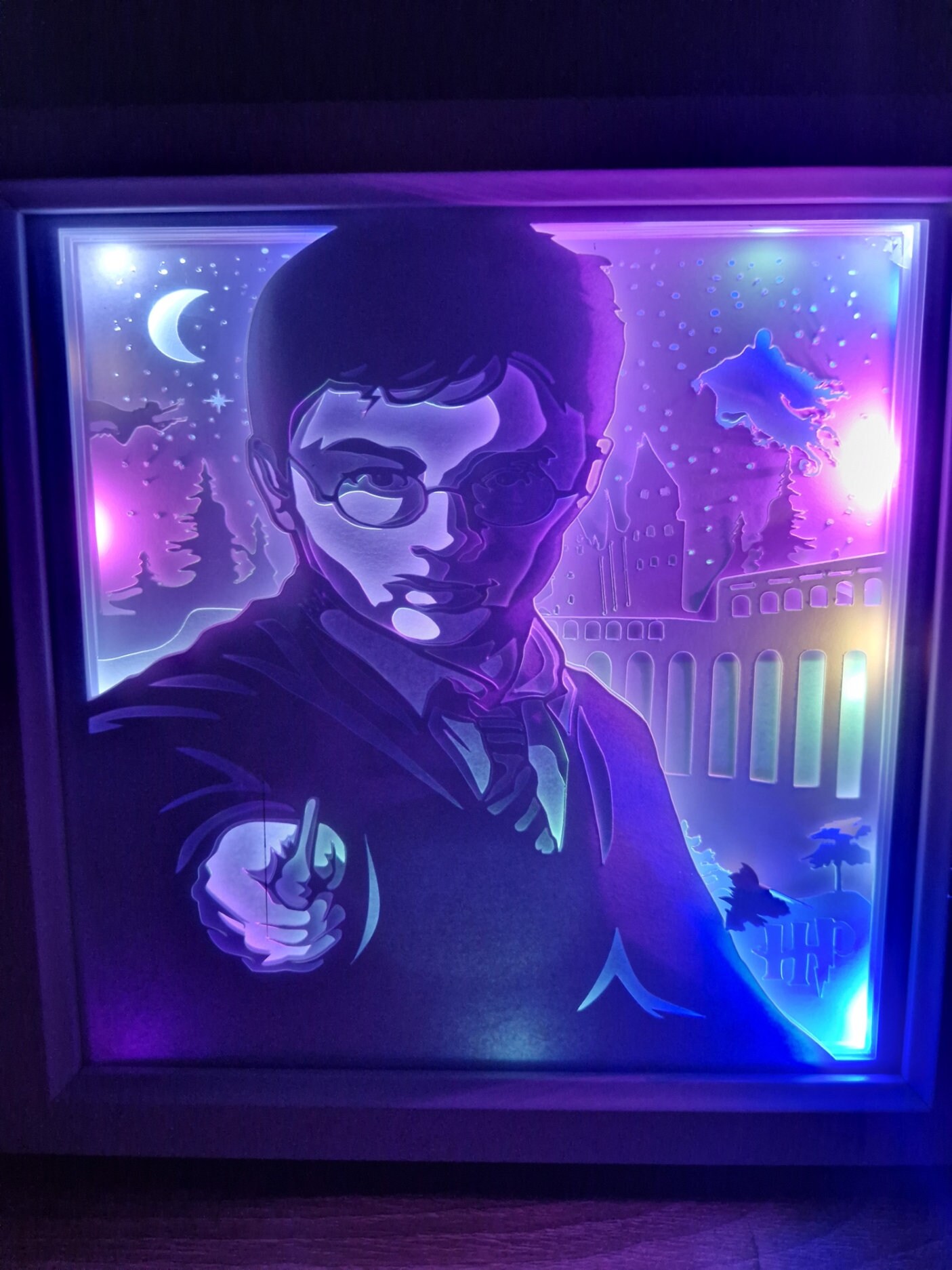 Harry Potter Shadow Box Etsy