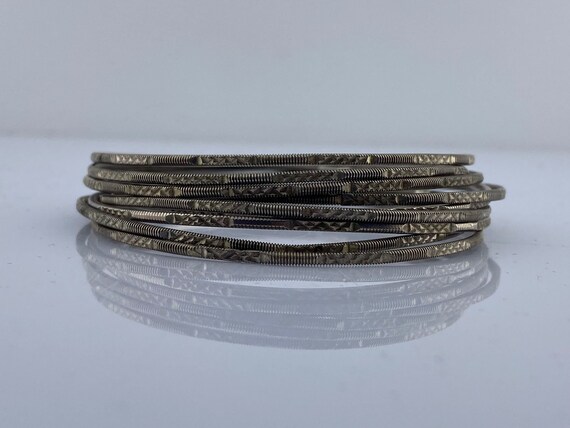 Vintage Silver Bracelets ( 9 Pieces ), Valentine'… - image 5