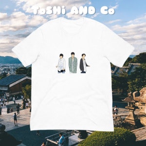 RADWIMPS Line Art T-Shirt by Toshi and Co