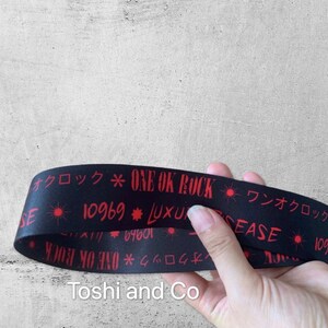 ONE OK ROCK Luxury Disease Concert Bag Strap for crossbody purse/stadium bag Available Now image 2