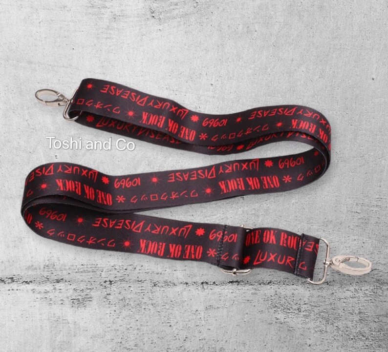 ONE OK ROCK Luxury Disease Concert Bag Strap for crossbody purse/stadium bag Available Now image 3