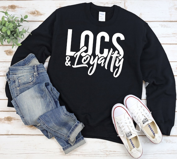 Locs and Loyalty Hoodie, Melanin Apparel, Black History Month, Loc