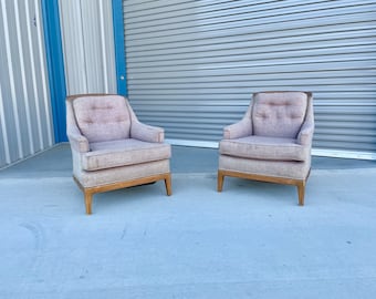 Mid Century Walnut Lounge Chairs- a Pair