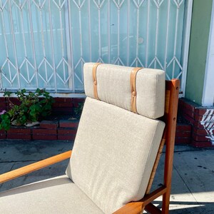 1960s Danish Modern Teak Lounge Chair by Hans Olsen for Juul Kristensen image 2