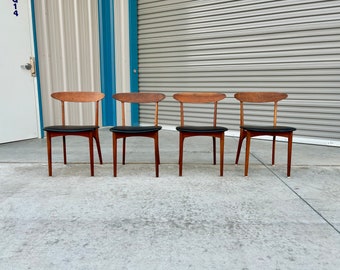 1960s Danish Modern Teak Dining Chairs by Kurt Ostervig for Brande Møbelindustri - Set of 4