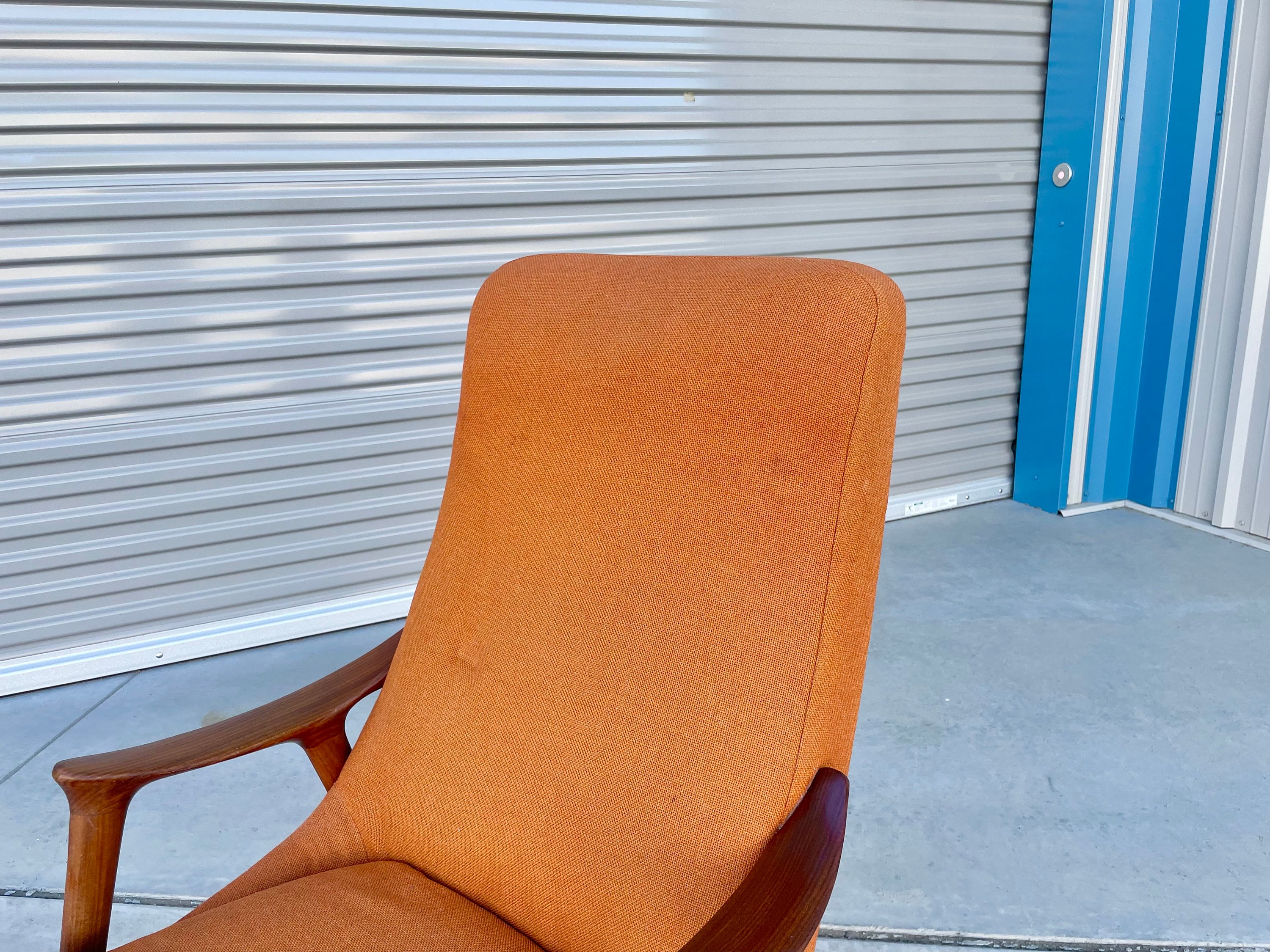 Mid-century Modern Møre Lenestol Fabrikk 
