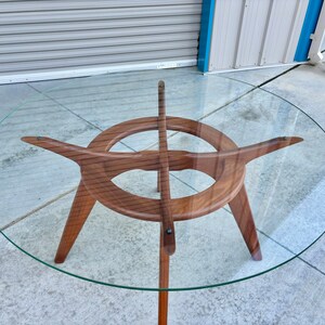 1960s Mid Century Model 1135-T Dining Table Designed by Adrian Pearsall for Craft Associate image 3