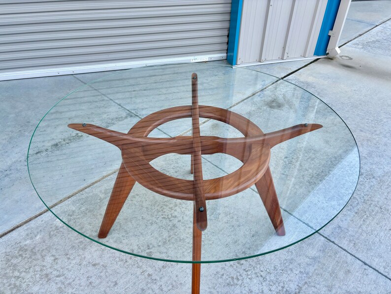 1960s Mid Century Model 1135-T Dining Table Designed by Adrian Pearsall for Craft Associate image 3