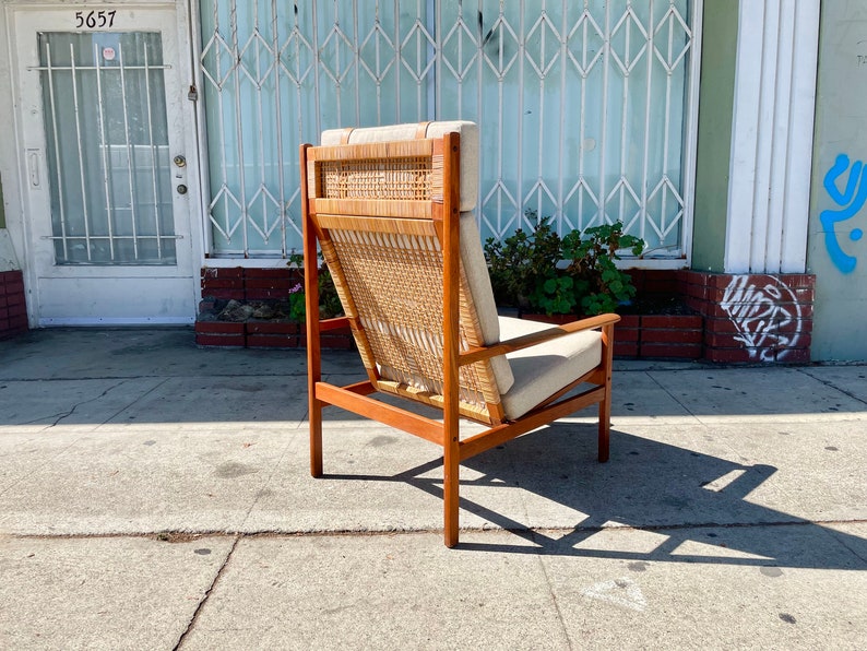 1960s Danish Modern Teak Lounge Chair by Hans Olsen for Juul Kristensen image 7