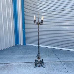 Late 19th Century French Bronze Floor Lamp