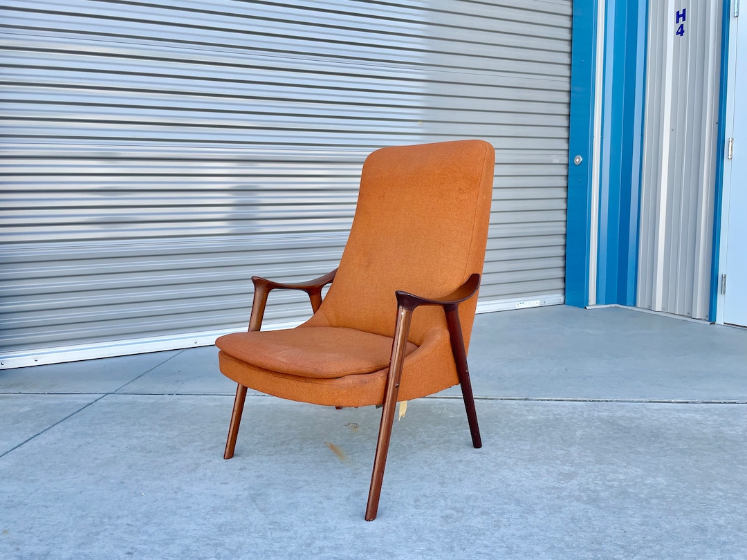 Mid-century Modern Møre Lenestol Fabrikk 