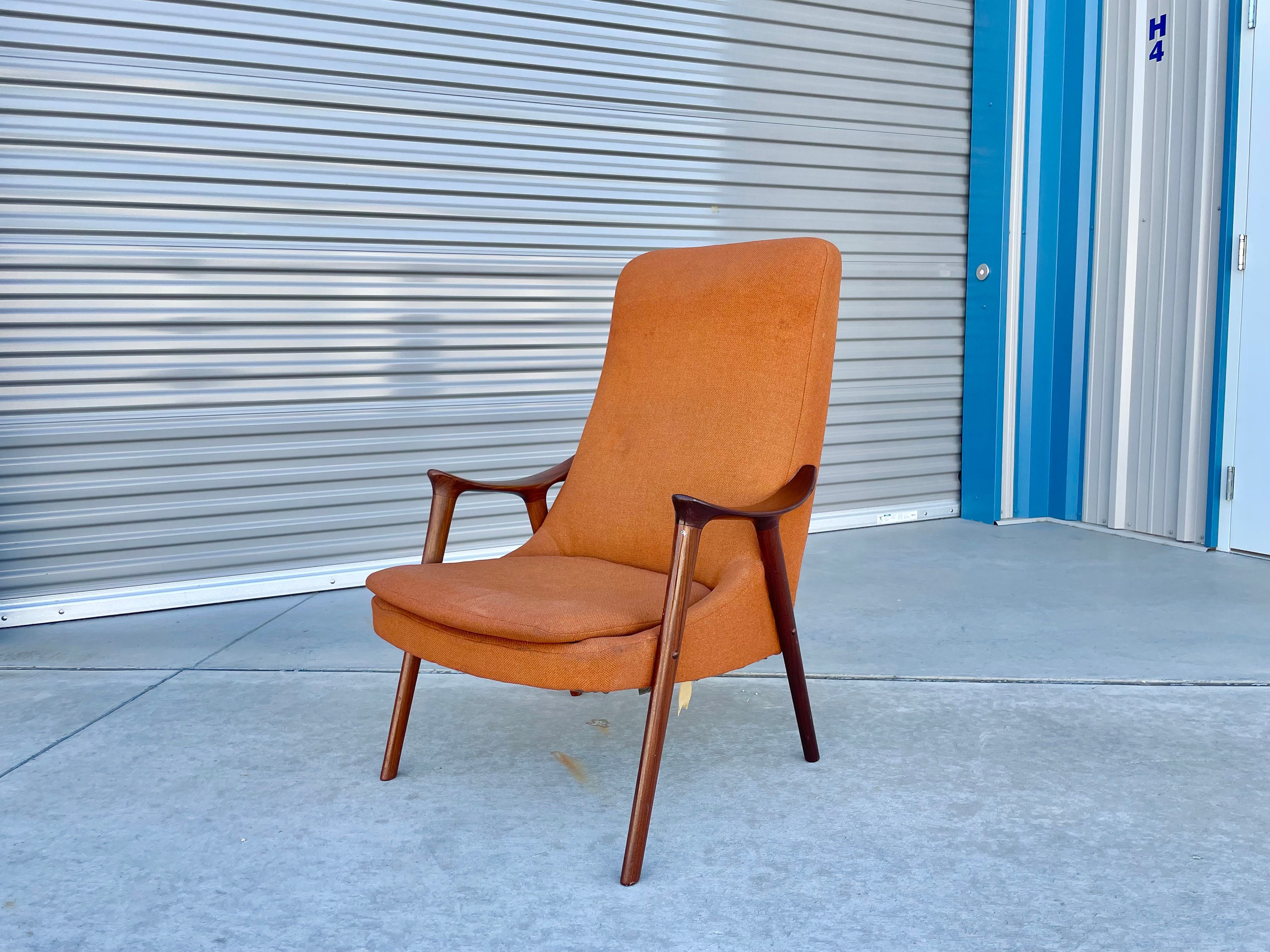 Mid-century Modern Møre Lenestol Fabrikk 