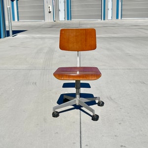 1950s Mid Century Modern Office Chair by Jorge Rasmussen image 4