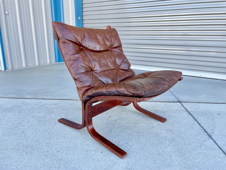 1960s Danish Modern Lounge Chair & Ottoman by Westnofa image 10