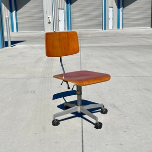 1950s Mid Century Modern Office Chair by Jorge Rasmussen image 1