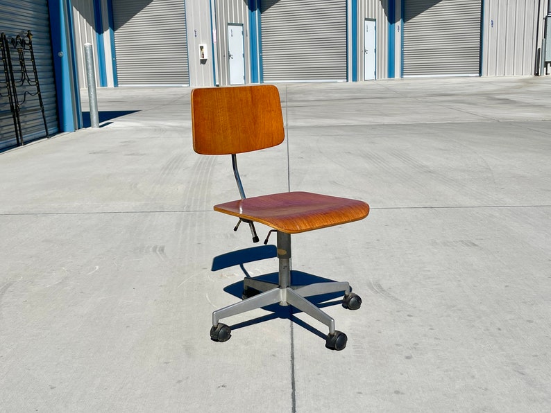 1950s Mid Century Modern Office Chair by Jorge Rasmussen image 1