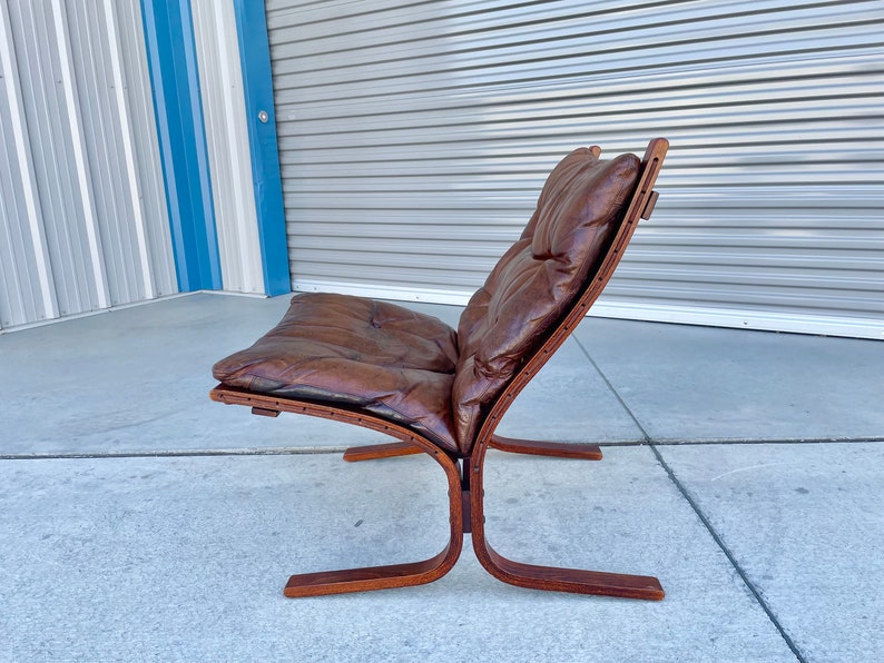 1960s Danish Modern Lounge Chair & Ottoman by Westnofa image 7