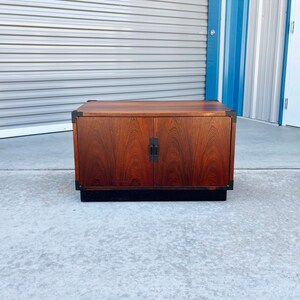 Mid Century Rosewood Two-Door Cabinet