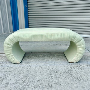 1970s Mid Century Waterfall Bench Styled After Steve Chase image 1