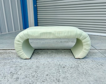 1970s Mid Century Waterfall Bench Styled After Steve Chase