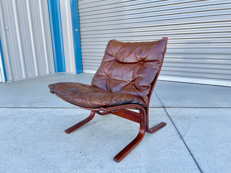 1960s Danish Modern Lounge Chair & Ottoman by Westnofa image 4
