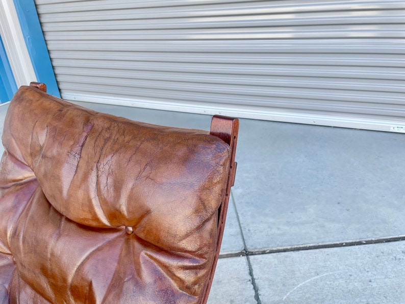 1960s Danish Modern Lounge Chair & Ottoman by Westnofa image 6